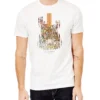 Oved Loungewear Painted Guitar Graphic T-Shirt - Bright White