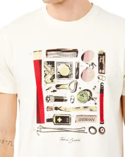 Oved Loungewear Festival Essentials Graphic T-Shirt - Tofu