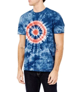Oved T-Shirts Tie-Dye Target Graphic T-Shirt - Ensign Blue