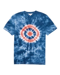Oved T-Shirts Tie-Dye Target Graphic T-Shirt - Ensign Blue