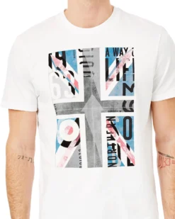 Oved Typography Graphic T-Shirt - Bright White