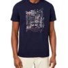 Oved Brighton Flags Graphic Tee - Maritime Blue