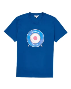 Oved Drum Target Graphic T-Shirt - Navy Peony Loungewear