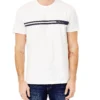 Oved Chest-Stripe Jersey T-Shirt - Bright White