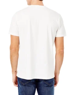 Oved Chest-Stripe Jersey T-Shirt - Bright White