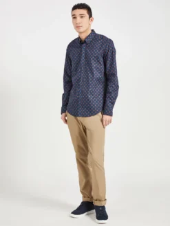 Oved Casual Shirts Micro Print Short Sleeve Shirt