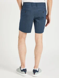 Oved Essex Printed Chino Shorts - Dark Navy