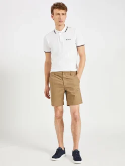 Oved Essex Printed Chino Shorts - Khaki