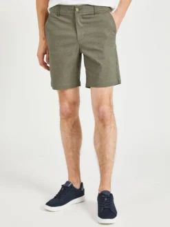 Oved Essex Printed Chino Shorts - Olive