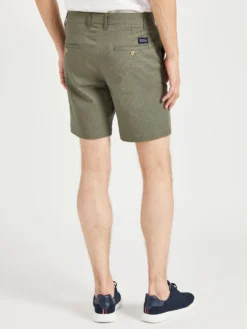 Oved Essex Printed Chino Shorts - Olive
