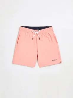 Oved Solid Swim Shorts - Coral