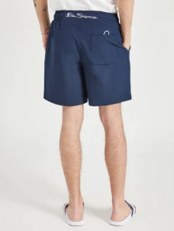 Oved Solid Swim Shorts - Navy