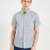 Oved Casual Shirts Botanical Print Short Sleeve Shirt