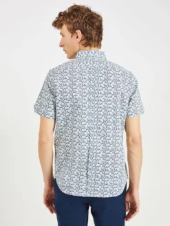 Oved Casual Shirts Botanical Print Short Sleeve Shirt