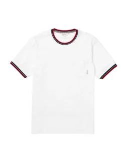 Oved Supima Cotton Pocket T-Shirt - Bright White