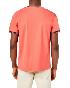 Oved Supima Cotton Pocket T-Shirt - Salmon