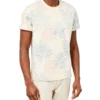 Oved Loungewear Reverse Floral-Print Tee - Ivory