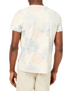 Oved Loungewear Reverse Floral-Print Tee - Ivory