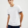 Oved Collegiate Ringer Tee - Bright White