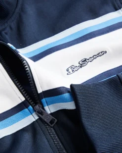 Oved Hombre Chest-Stripe Track Jacket - Navy Blazer