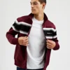 Oved Loungewear Hombre Chest-Stripe Track Jacket - Port Royal