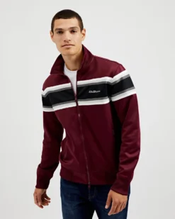Oved Loungewear Hombre Chest-Stripe Track Jacket - Port Royal