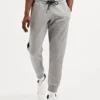 Oved Fleece Side-Stripe Jogger Pant - Grey Heather