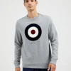 Oved Signature Target Sweatshirt - Grey Heather Loungewear