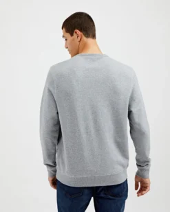 Oved Signature Target Sweatshirt - Grey Heather Loungewear