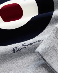 Oved Signature Target Sweatshirt - Grey Heather Loungewear