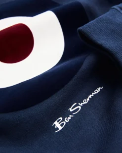 Oved Signature Target Sweatshirt - Navy Blazer Loungewear