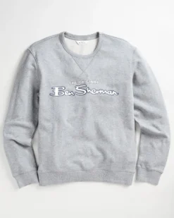 Oved Signature Logo Sweatshirt - Grey Heather