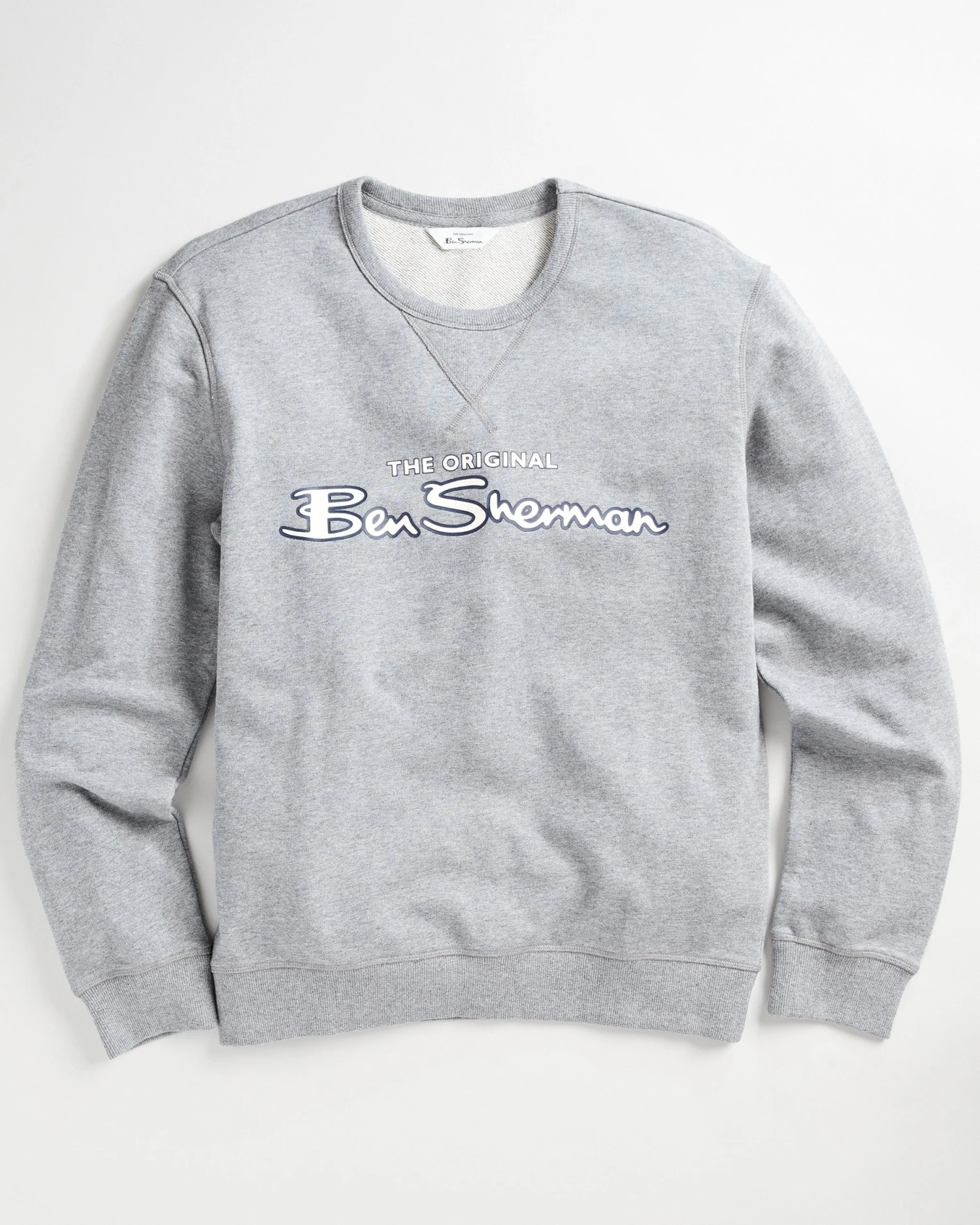 Oved Signature Logo Sweatshirt - Grey Heather 4 Oved Signature Logo Sweatshirt - Grey Heather