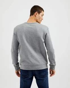 Oved Signature Logo Sweatshirt - Grey Heather 11 Oved Signature Logo Sweatshirt - Grey Heather