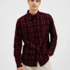 Oved Long-Sleeve Shirts Long-Sleeve Yarn-Dye Plaid Corduroy Shirt - Port Royal