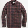 Oved Long-Sleeve Textured Check-Print Shirt - Black Long-Sleeve Shirts