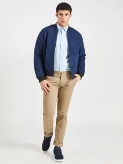 Oved Casual Jackets Boiled Wool Bomber Jacket