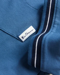 Oved Supima Cotton Ringer Pocket T-Shirt - Ensign Blue