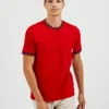 Oved T-Shirts Supima Cotton Ringer Pocket T-Shirt - Red
