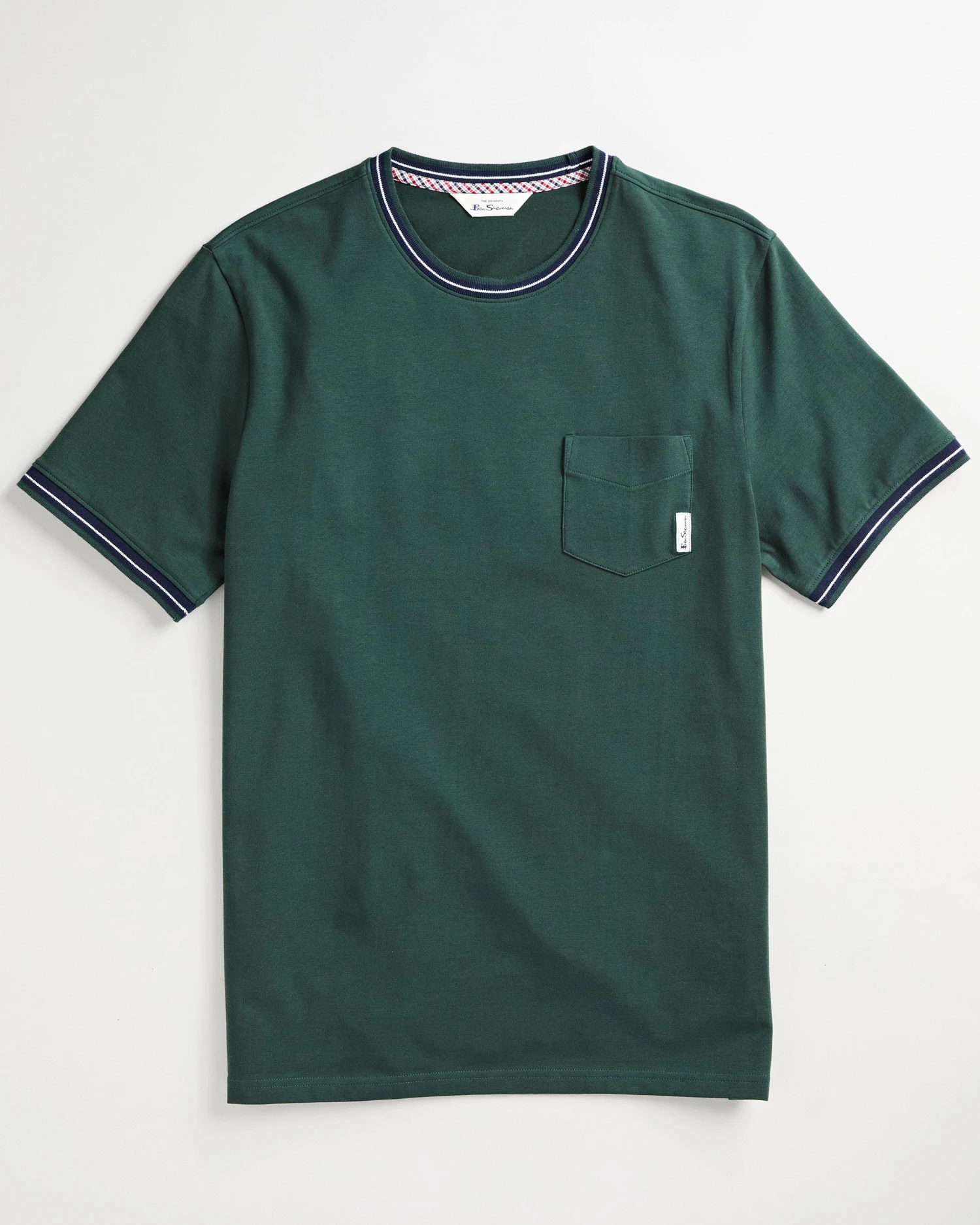 Oved T-Shirts Supima Cotton Ringer Pocket T-Shirt - Spruce 4 Oved T-Shirts Supima Cotton Ringer Pocket T-Shirt - Spruce