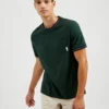 Oved T-Shirts Supima Cotton Ringer Pocket T-Shirt - Spruce 1 Oved T-Shirts Supima Cotton Ringer Pocket T-Shirt - Spruce