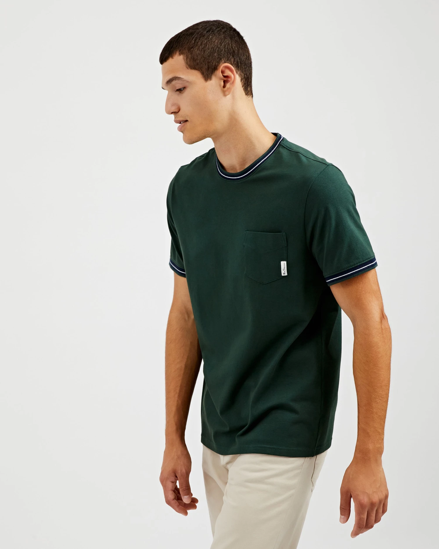 Oved T-Shirts Supima Cotton Ringer Pocket T-Shirt - Spruce 6 Oved T-Shirts Supima Cotton Ringer Pocket T-Shirt - Spruce