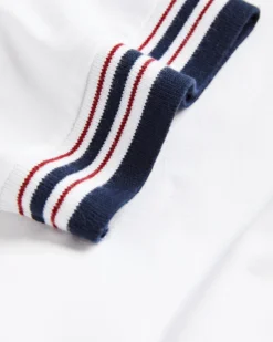 Oved Collegiate Ringer Tee - Bright White