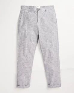 Oved Heritage Check Skinny-Fit Trouser - Grey