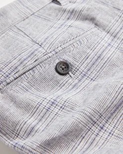 Oved Heritage Check Skinny-Fit Trouser - Grey