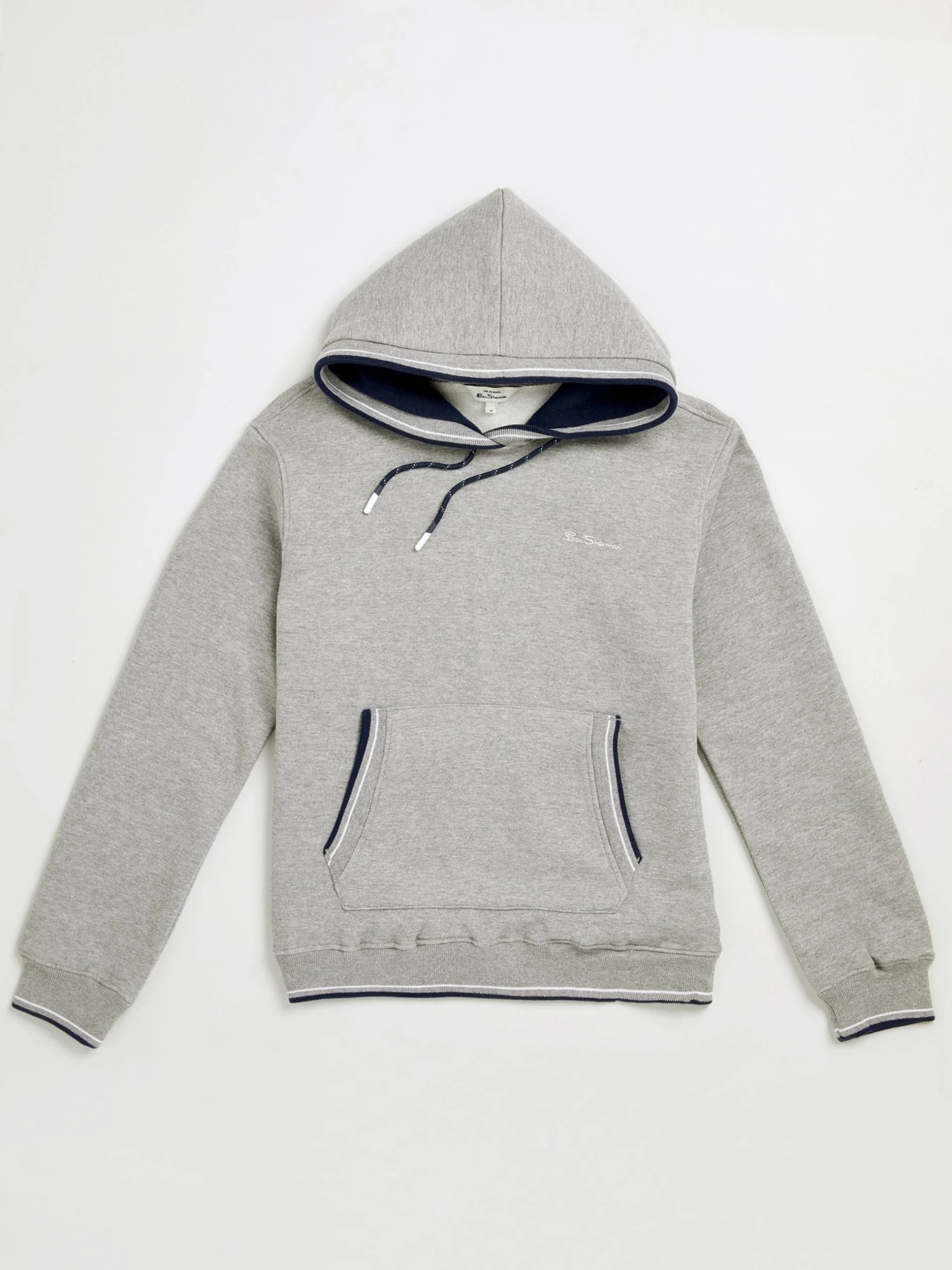 Oved Loungewear Fleece Cotton Script Logo Hoodie - Grey Heather 7 Oved Loungewear Fleece Cotton Script Logo Hoodie - Grey Heather