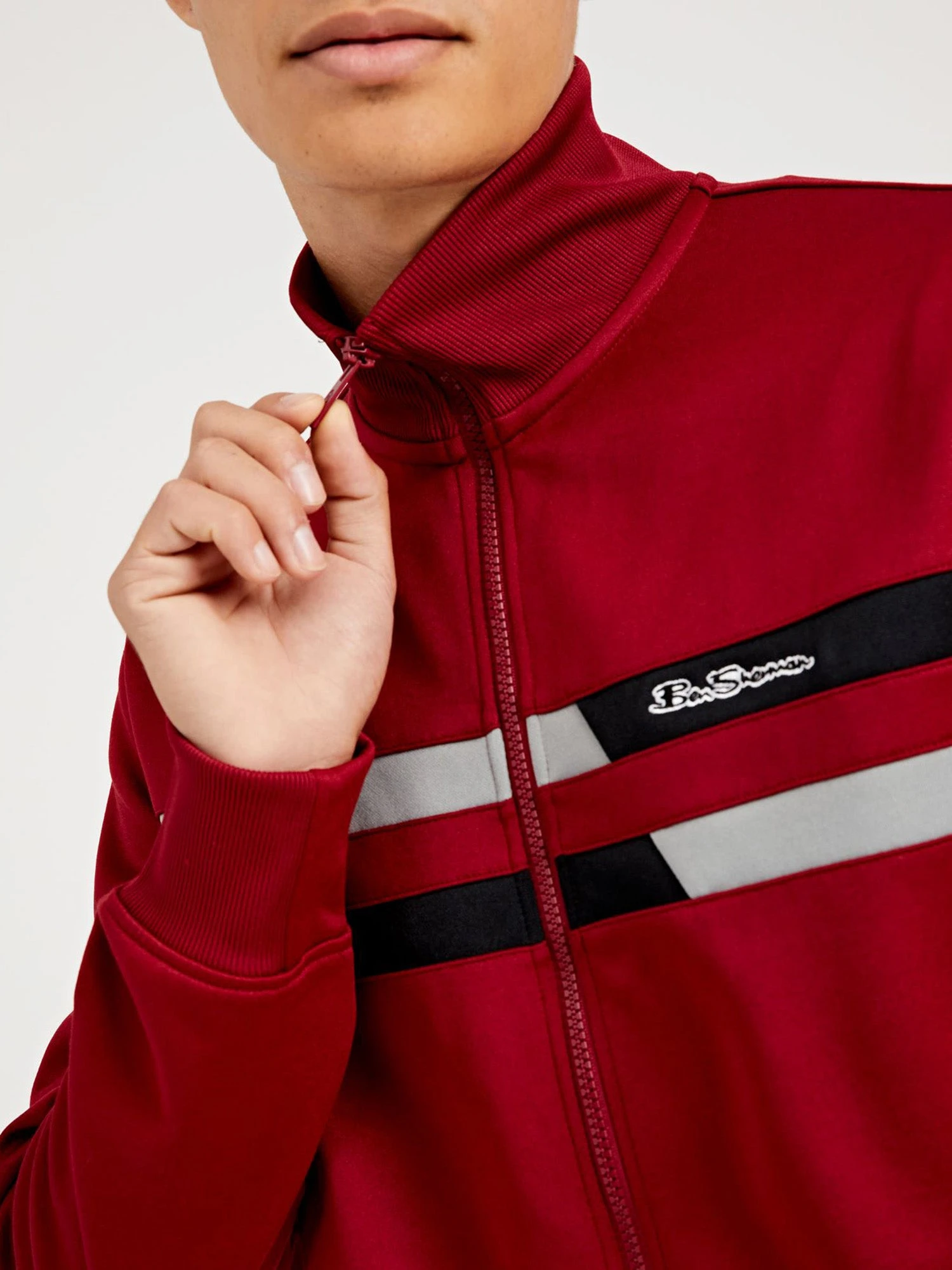Oved Two-Stripe Track Jacket - Sun Dried Tomato Loungewear 5 Oved Two-Stripe Track Jacket - Sun Dried Tomato Loungewear