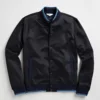 Oved Herringbone Track Jacket - Navy Blazer Loungewear