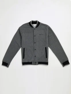 Oved Herringbone Track Jacket - Grey