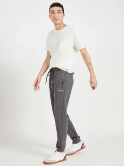 Oved Mod French Terry Jogger - Charcoal Heather Joggers & Track Pants